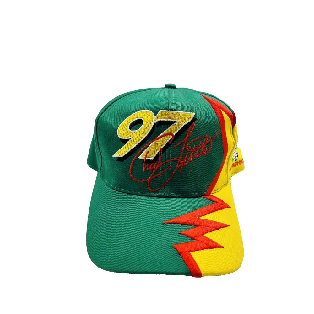 John Deere Motorsports NASCAR 97 Chad Little Ball Cap Hat Adjustable One Size